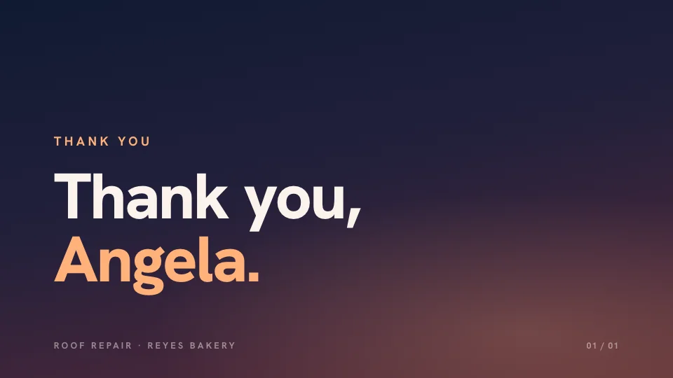 Thank you, Angela.