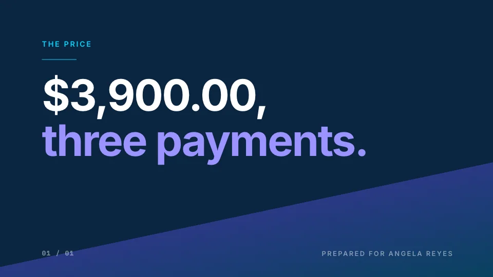 Proposal slide 3